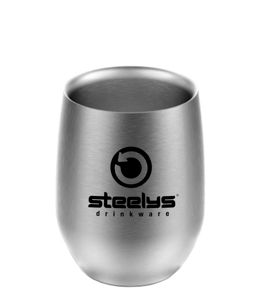 tumblers mugs Wine Vacuum Insulated 9  Oz  Stainless Steel Steelys Cup