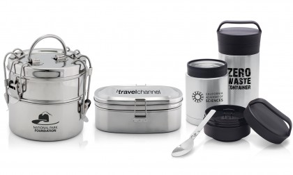 stainless steel zero-waste foodware and containers