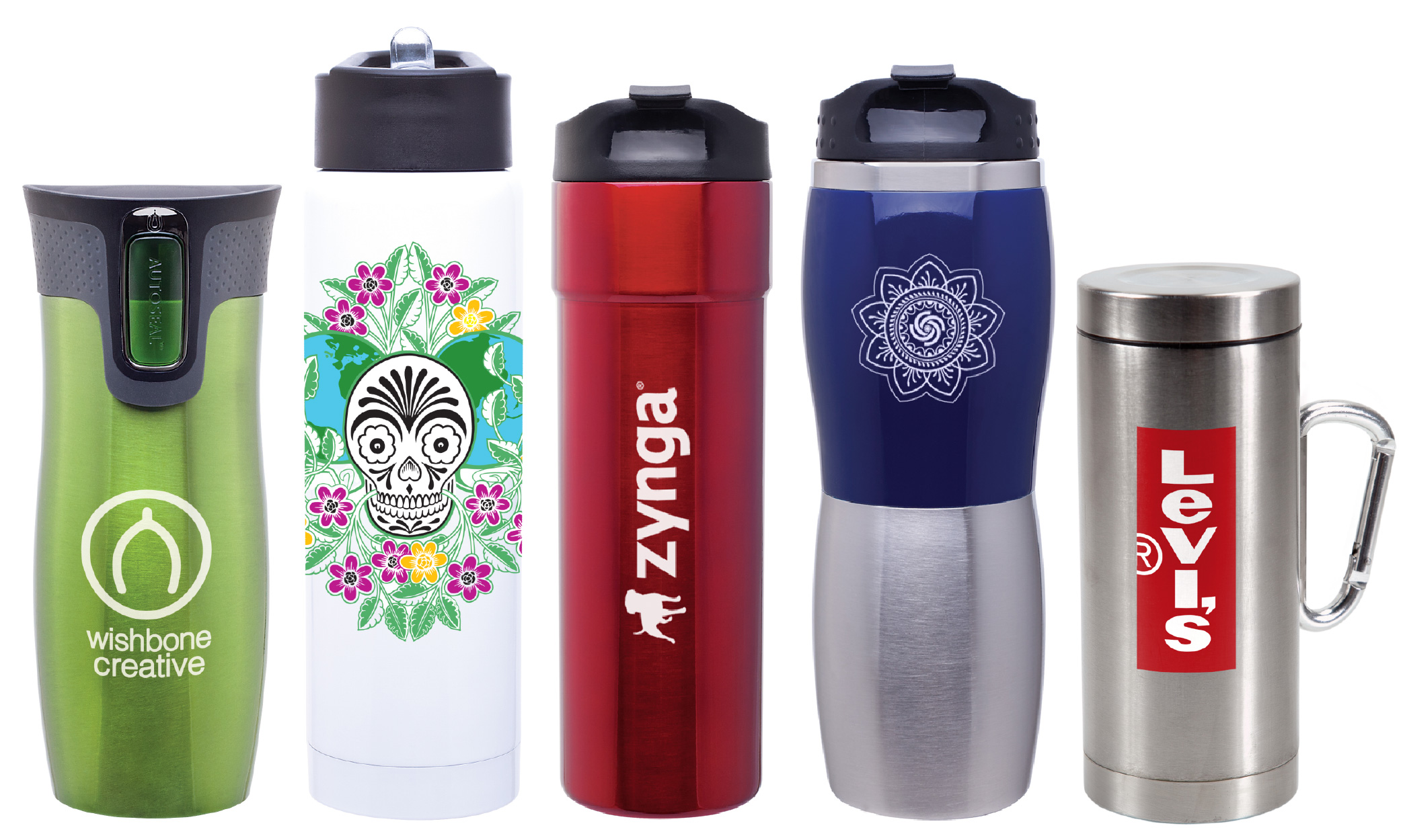 stainless steel branded wholesale tumblers and mugs