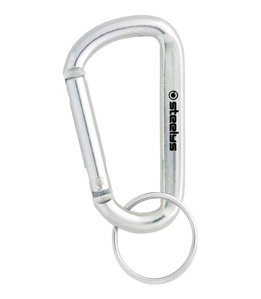 wholesale customized large silver carabiner