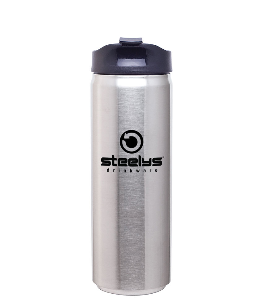 custom printed steelys double wall travel mug