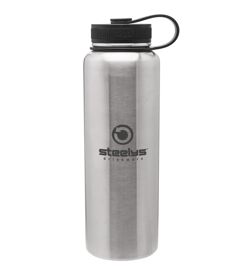 40 Oz Surfer Special Wide Mouth Insulated Bottle with Loop Carry Handle